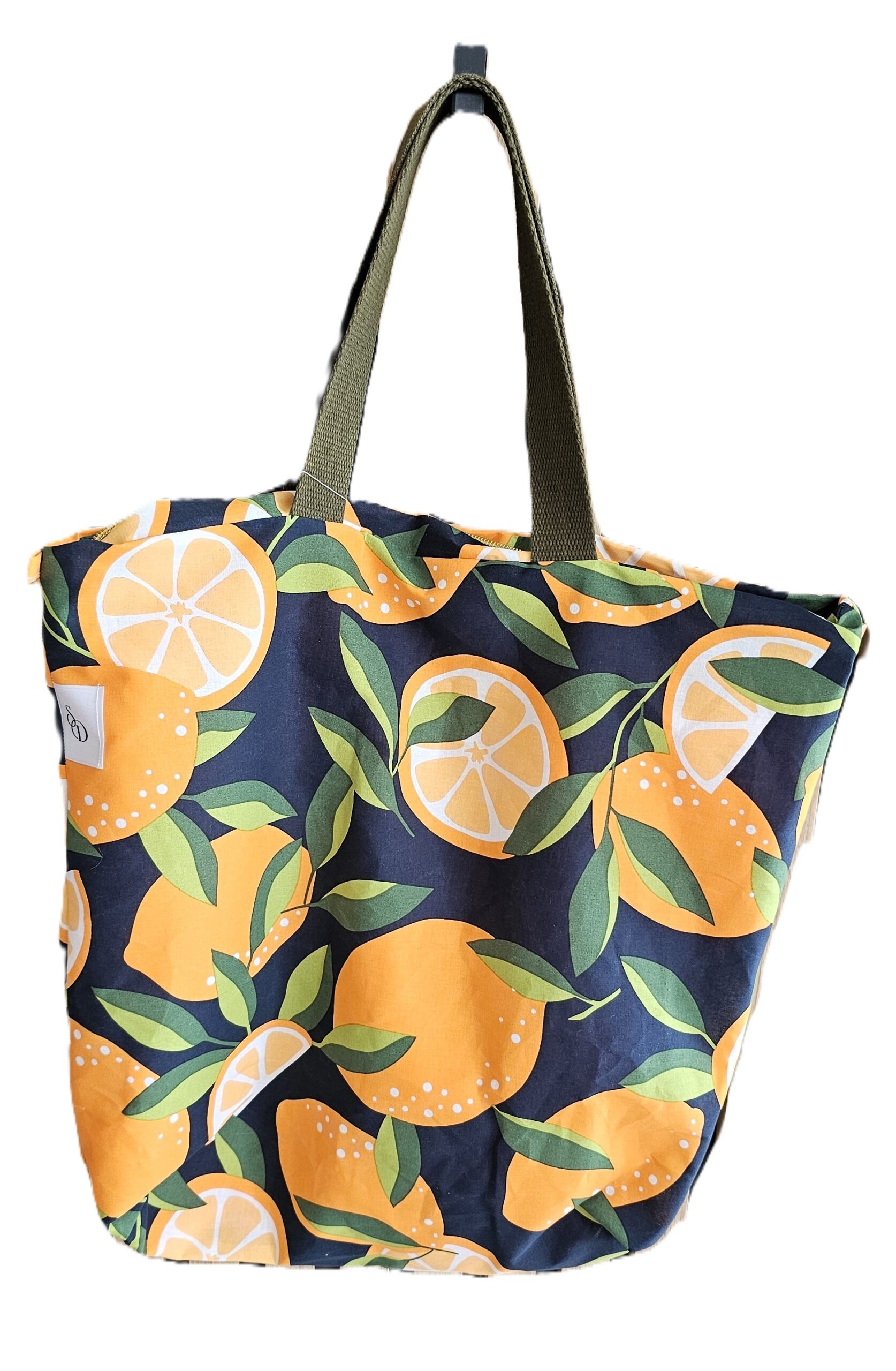 ELANEA - Sac à main - Coton enduit - Orange
