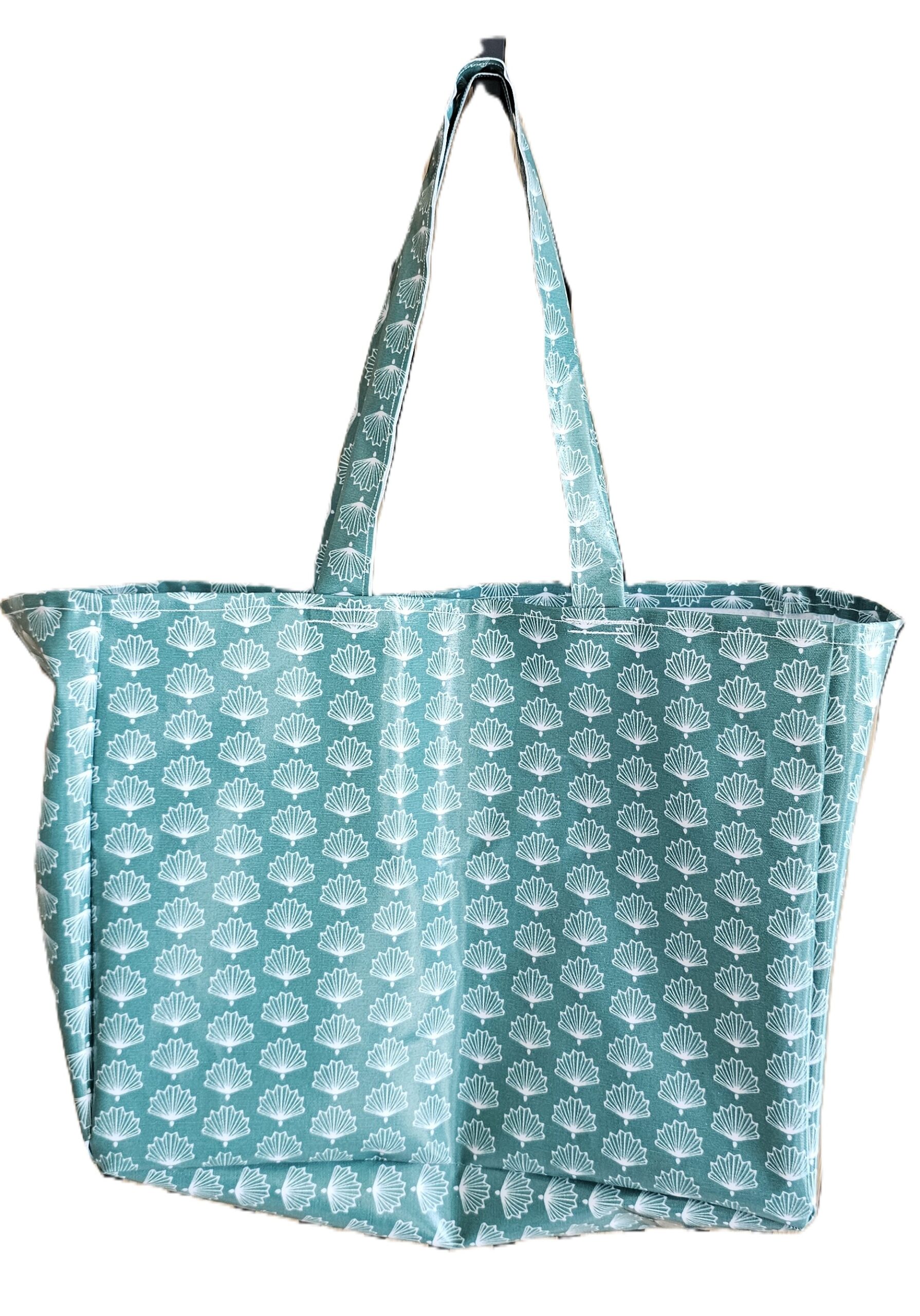ELOYA - Sac cabas XL - Toile cirée - Vert