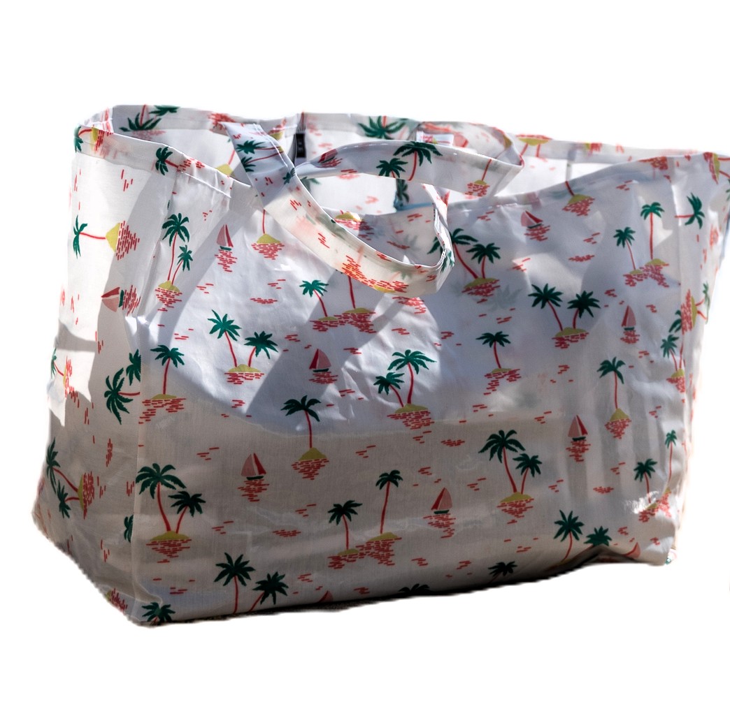 ELOYA - Sac cabas XL - Toile cirée - Hawaï