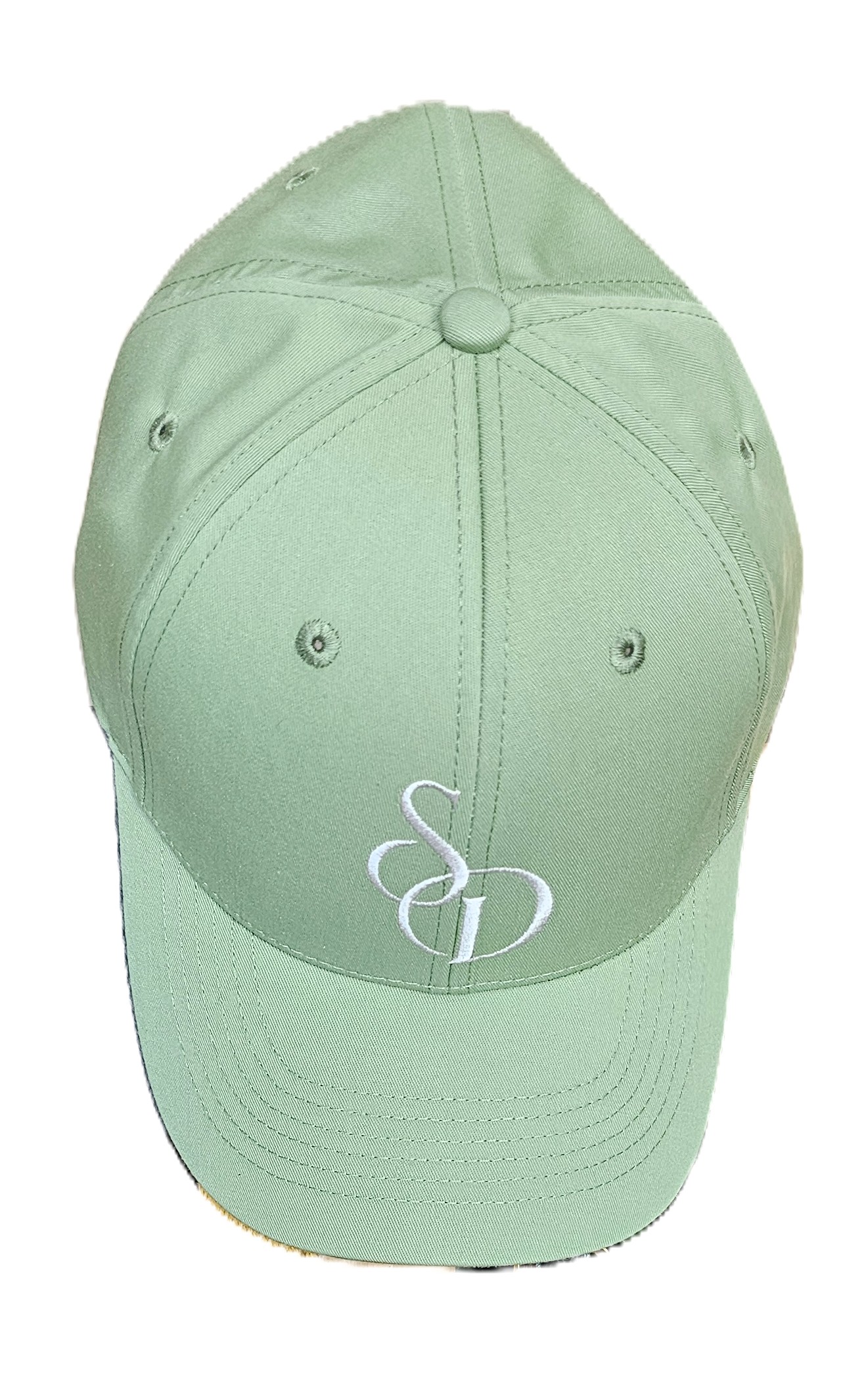 Casquette - Vert broderie beige